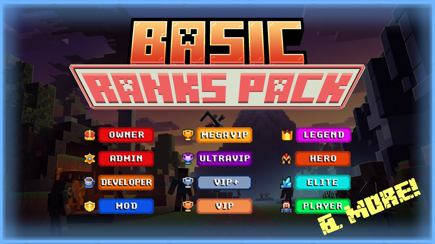 Basic Ranks Pack