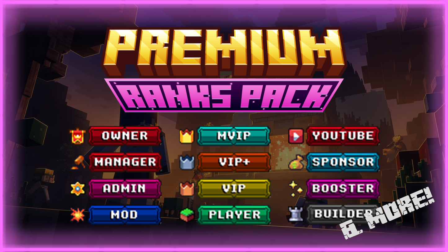 Premium Ranks Pack