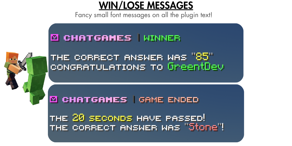 ChatGames | Keep your players engaged