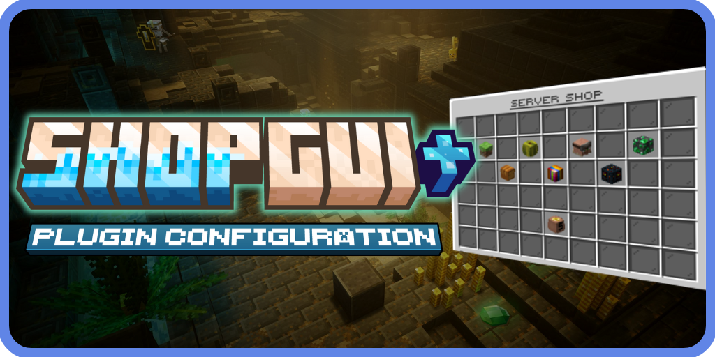 ShopGUIPlus | Plugin Configuration